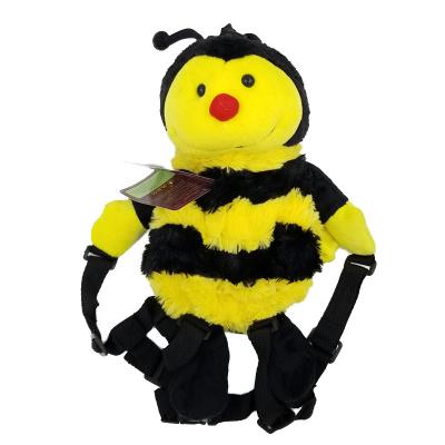 Китай Hot Selling Custom Made Cartoon Backpack Plush Bee Toy Children School Bag For Children продается