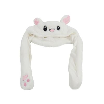 China JOINT Hot Selling Plush Rabbit Funny Rabbit Ear Flip Cap Cute Hat With Compressor for sale