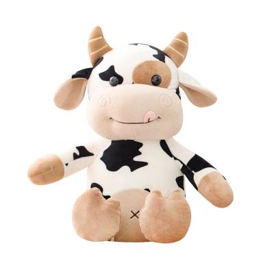 China Custom Mini Spotted Cow Stuffed Plush Plush Lovely Toys Baby - Doll For Festival Gifts for sale