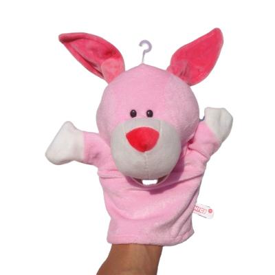 China Mini Plush Animals Hand Puppet Toy Assortment For Kids Soft Stuffed Animals Hand Puppet Set For Autistic Children for sale