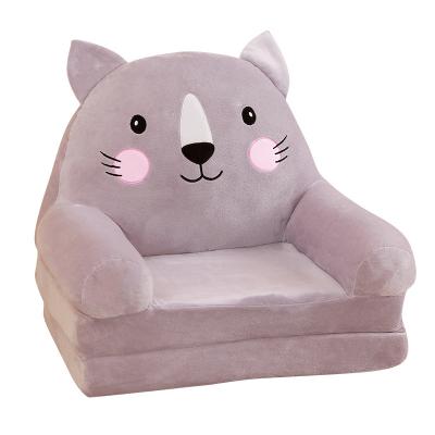 China Folding Plush Fashion Plush Seat Chair Child Plush Chairs Animal Cartoon Sofa For Living Room Te koop