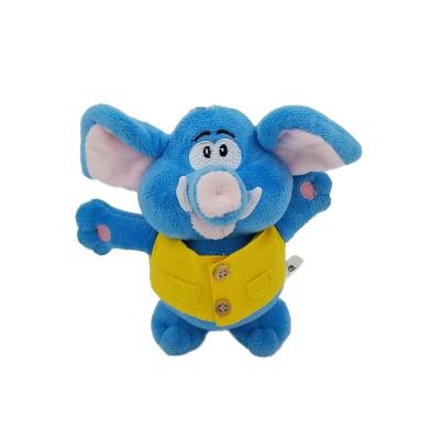 Cina Plush Sofe Stuffed Toy Hot Sale Cheap Custom Cartoon Stuffed Animals Bulk Plush Elephant Toy Key Chain Wholesale in vendita