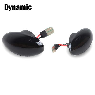 China Smoked Lens Dynamic Flow LED Marker Turn Signal Light Lamp Side Assembly For MINI Cooper R50 R52 R53 MINI (R50 for sale