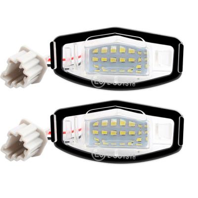 China For Honda City 4D VII4 5D LED License Plate Light Lamp Assembly Replacement License Plate Light for sale