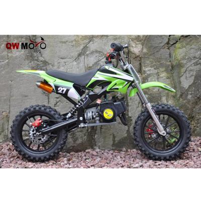 China 50cc 2 Strokes Mini Dirt Bike Pull Start Kids Dirt Bike QWMPB-02 QWMOTO QWMPB-02 for sale