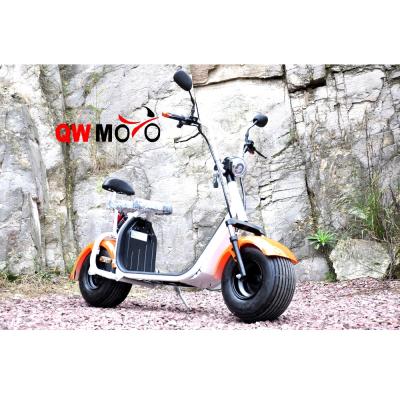 China QWMOTO CE 1000w Motorcycle Scooter Citycoco 2 Wheels 8 Inch Electric Scooter Price for sale