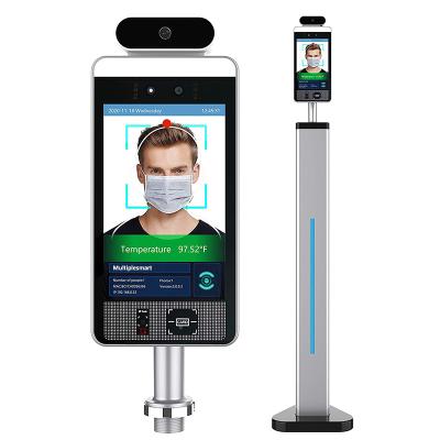 China Face Recognition/Temperature Measurement/Support SDK WAN LAN Version Face Recognition Attendants All in One and Temperature Measurement for sale