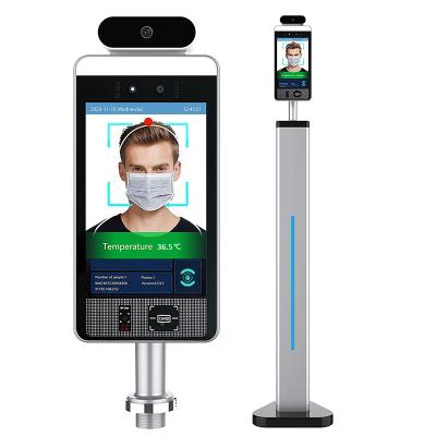 China Face Recognition Body Temperature Detection/Temperature Measurement/High Assist Support Android SDK Face QR Code IC Card Recognition Device Accuracy for sale