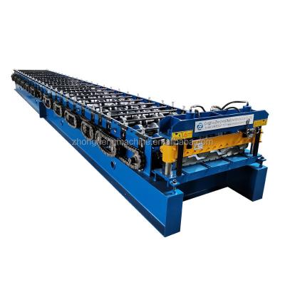 China Hotels DeckPanel Floor Deck Tile Making Roll Forming Machine Factory Steel New Product 2022 Motor Pump Spare Parts Supplied for sale