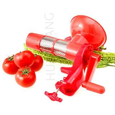 China Plastic & Stainless Steel Manual Tomato Juicer Fruit Squeezer Magic for sale