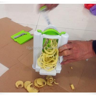 China Plastic Viable Potato Vegetable Fruit Onion Manual Multifunctional Spiralizer for sale