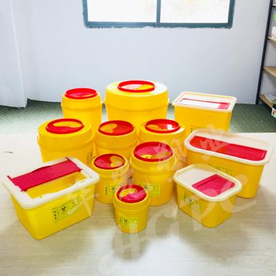 China Non-Toxic Sharp Disposable Syringe Needle Box Container Medical Waste Safety Box for sale