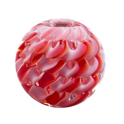 China Beads For Jewelry Making DIY Opens 12mm 14mm Series Ball Shape Helix Lampwork Glass Loose Opens Beads For DIY Necklace Jewelry Making Findings for sale