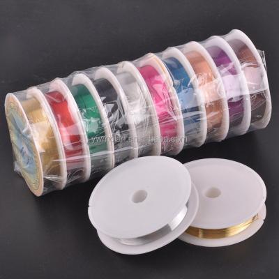 China Loom Beading Wire 10 Roll Metal Soft Copper Loom Beading Wire Rope Lot Wholesale For Jewelry for sale