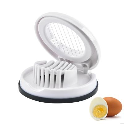 China Viable Food Grade Egg Slicer Egg Cutter With Stainless Steel Wire Kitchen Instrument Egg Tools for sale