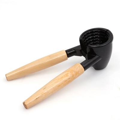 China Viable Wooden Walnut Opener Manual Nutcracker Handle Nut Cracker Crank Nut Cracker for sale