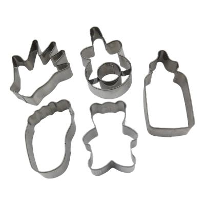 China Viable Baby Cookie Cutter, Hand/Foot/Bear/Bottle Shape Decorating Baking Tools for Biscuit and Pastry for sale