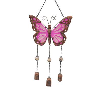 China Artistic Home Decor Deep Tone Wind Chimes Birds Morden European Style And Butterflies Wind Chime For Outdoor for sale