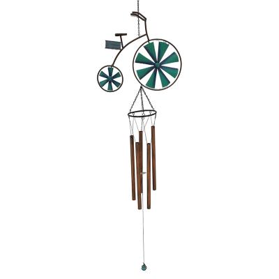 China Morden Outdoor Metal Hanging Multiple Styles Bicycle Decoration Metal Memorial Wind Rings Melody Wind Chimes for sale