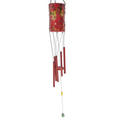 China Wholesale 2023 Christmas Wind Chime Solar Wind Chime Wind Chime Yard Lawn Hanging Decor For Christmas for sale