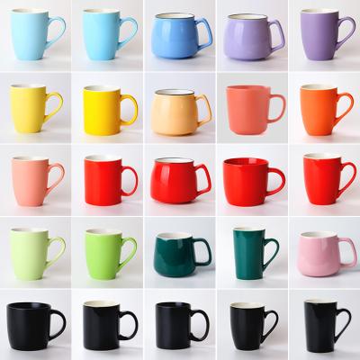 China Wholesale Viable Reusable Porcelain Coffee Mug Colors Ceramic Nordic Tea Cups Cups Various for sale