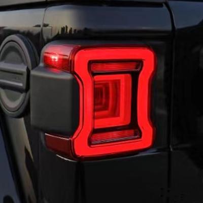 China ABS+PC LED tunnel taillights JEEPS FIGHT R taillights car modified Sahara ubicon R JK07-17 for sale