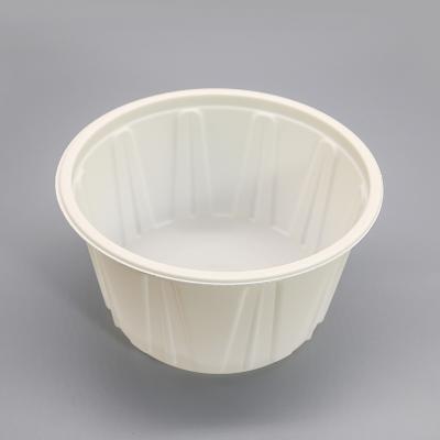 China 100% Eco-Friendly Disposable Compostable 100% Biodegradable Biodegradable PBS Dish Tray Tableware Food Bowl Container Cups and Cornstarch for sale