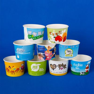 China Disposable Biodegradable Ice Cream Paper Cup Bowl for sale