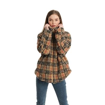 China 2022 new Anti-wrinkle palto winter for ladies fashion ladies short plush women coats for sale