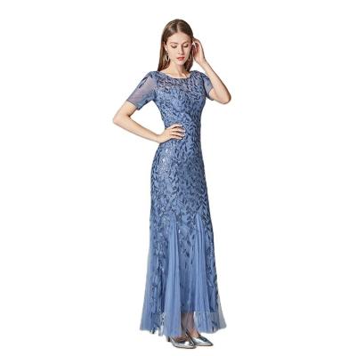 China 2022 new vestidos de noche anti-wrinkle sparkle lady night party fishtail evening dresses for sale