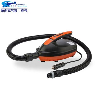 China DC 12V Marine Electric Pump Connecting To Car Lighter Inflation For ISUP Inflatable Paddle Board for sale