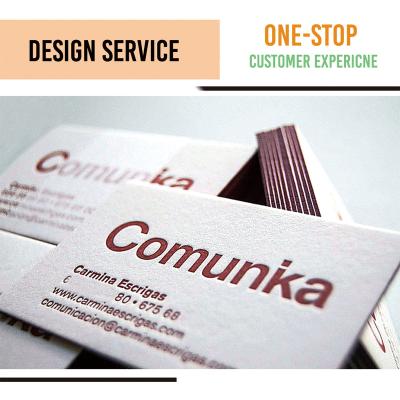 China Coated Art Paper Die-Cut Customized Paper Business Card Printing Service for sale