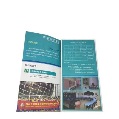 China Packing Items Factory Price Customized Advertising Flyer Catalog Brochure Booklet Printed Full Color Printing Service for sale