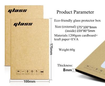 China Recyclable Factory Directly Ready To Ship Mobile Phone Tempered Glass Screen Protector Eco-Friendly Smart Box for sale