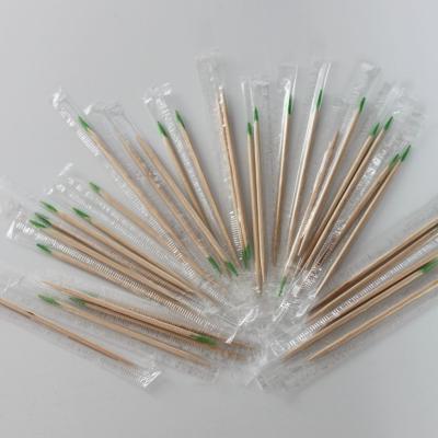 China Disposable good quality eco-friendly cellowrapped wooden toothpicks for sale