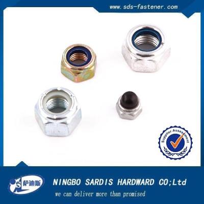 China & C1022; & Q235; & Q195; & SS304; & SS316; copper & Aluminum made in china din985 nylon insert lock nut in china market for sale