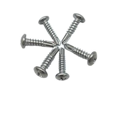 China Plated Pan Stainless Steel Flat Head Harden Chipboard Screw for sale