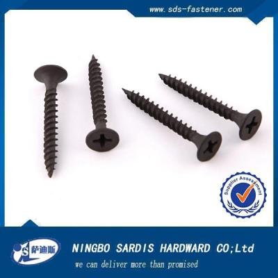 China pan & oval & C.S.K & Bugle & Truss Made in Taiwan Phillips Bulge Head Gray Phosphated Carbon Steel Drywall Screw for sale