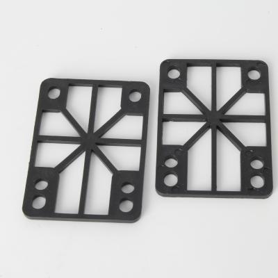 China Adult 10 Pieces 3 Mm Riser Shock Skateboard Pads Soft PU Longboard Rubber Shock Pads for sale