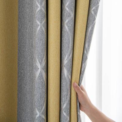 China Blackout fabrica de telas et cortines y de Para de telas mueble et home curtain blackout telas textile upholstery 100%polyester cortine for sale