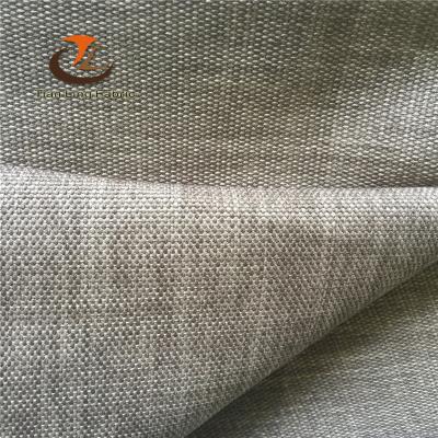 China New Anti-Static Woven Sofa Cover Fabric 100 Polyester Jute Sofa Fabric for sale