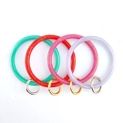 China Silicone Manufacturer Custom Durable Flexible Silicone Holder Strap Main Chain Strap Wristband for sale