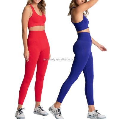 China Wholesale Plus Size Sport Suit Women Fitness Clothing Sport Wear Yoga Set Gym Sports Wear Running Gaiters Women Set for sale