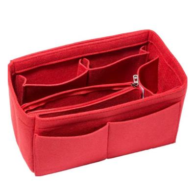 China 2021 Fashion Factory Direct Sales Felt Cosmetic Bag Makeup Felt Felt Cosmetic Storage Bag for sale