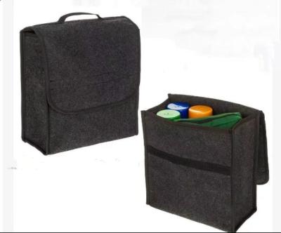 China Factory Wholesale Customizable Environmental Friendly And Durable Car Back Seat Storage Bag Car Felt Storage Box for sale