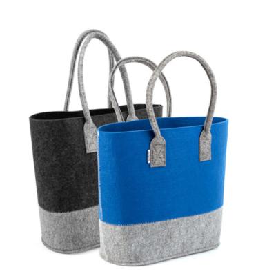 China Top Quality Tote Shopping Bag Customizable Latest Fashion Felt Women Handbag Design for sale