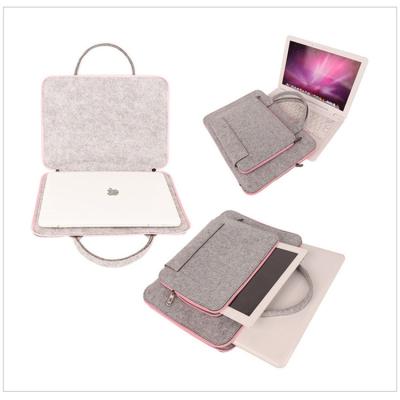 China Laptop /macbook /tablet Sleeve Pouch Cover Case Bag Customized Fashion Felt Tablet Bag Laptop Handle Carrying Messenger Bag For Tablets for sale