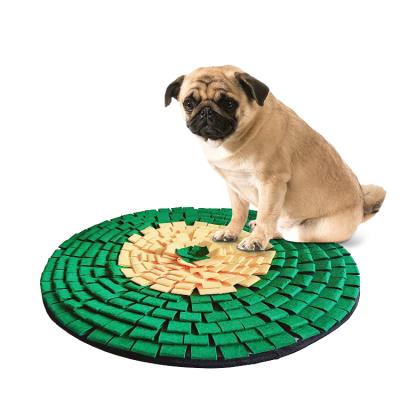 China Travel Puzzle Toys Funny Pets Dog Sniffle Sniffing Mat Training Blanket Nosework Puzzle Toy Pet for sale