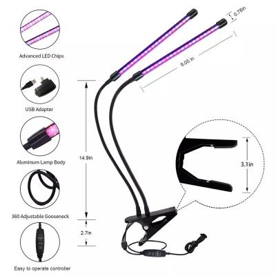 China Seed Starting New Lux Led Clip Grow Lights For Commercial Bars, Heatsink For Indoor Used Foldable Panel, Plants Full Watt IR Separate for sale