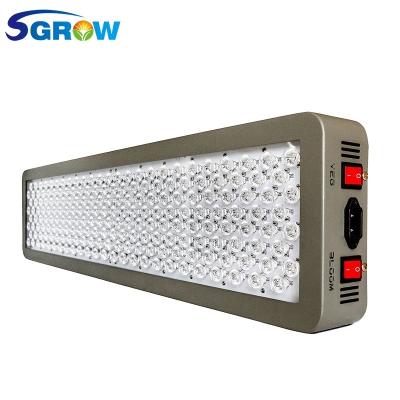 China Seed Starting 2021 SGROW Professional Wholesale Advanced Dual VEG And Flower Switches 12 Strip P600 600W Indoor LED Grow Light for sale